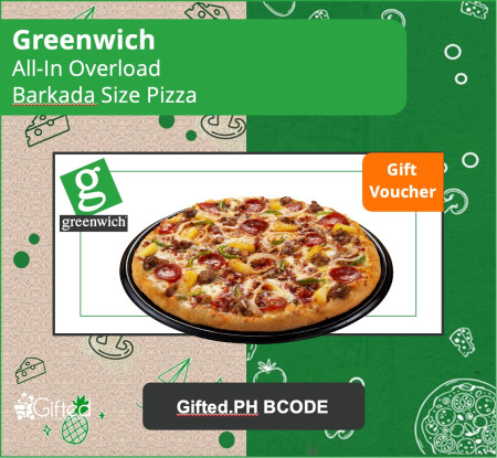 Greenwich All-In Overload Barkada Size Pizza